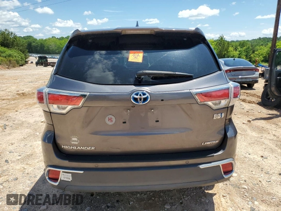 2015 Toyota Highlander Limited с VIN 5TDDCRFH6FS011570, выставлен на аукционе Copart как лот 56651285 с пробегом 91 983 миль миль и Списание • Salvage title. История ставок и продаж доступна на DreamBid. Изображение 6.