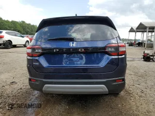 2024 Honda Pilot EX-L 7 Passenger with VIN 5FNYG2H56RB004448, listed as a Copart auction lot 67751694 with 7,356 mi miles and Salvage Title. Bid and sale history available at carsss.com. Image 6.