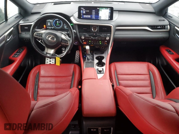 2021 Lexus RX with VIN 2T2YGMDA4MC058886, listed as a Copart auction lot 80092634 with 82,460 mi miles and Salvage Title. Bid and sale history available at carsss.com. Image 8.