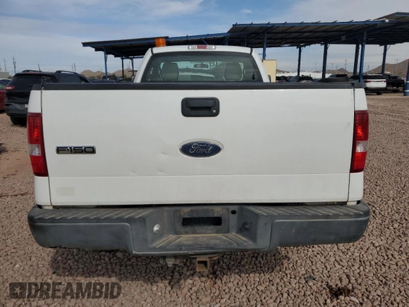 2007 Ford F-150 XL with VIN 1FTRF14W87KC40826, listed as a Copart auction lot 44606865 with 143,457 mi miles and Salvage title. Bid and sale history available at DreamBid. Image 6.