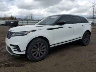 2019 Land Rover Range Rover Velar R-Dynamic SE z VIN SALYL2EX7KA791323, wystawiony jako Copart lot #50021995 z przebiegiem 62 581 mil mil oraz Czysty tytuł • Clean title. Historia ofert i sprzedaży dostępna na DreamBid. Obrazek 1.
