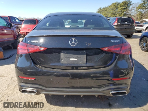 2024 Mercedes-Benz C 300 z VIN W1KAF4HBXRR177105, wystawiony jako Copart lot #45895435 z przebiegiem 10 057 mil mil oraz Szkoda całkowita • Salvage title. Historia ofert i sprzedaży dostępna na DreamBid. Obrazek 6.