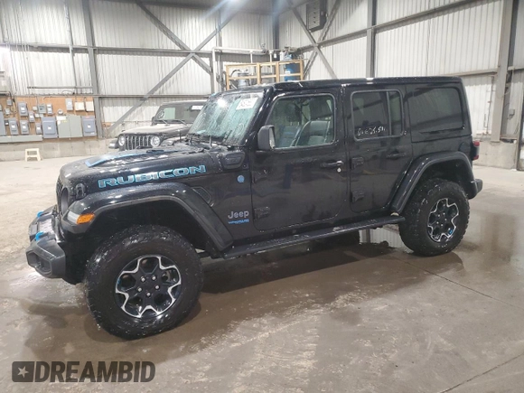 2022 Jeep Wrangler Unlimited Rubicon with VIN 1C4JJXR68NW259728, listed as a Copart auction lot 54884685 with 87,262 mi miles and Clean title. Bid and sale history available at DreamBid. Image 1.