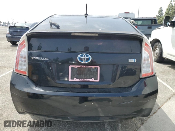 2013 Toyota Prius One with VIN JTDKN3DU4D1696421, listed as a Copart auction lot 55269785 with 235,004 mi miles and Salvage Title. Bid and sale history available at DreamBid. Image 6.