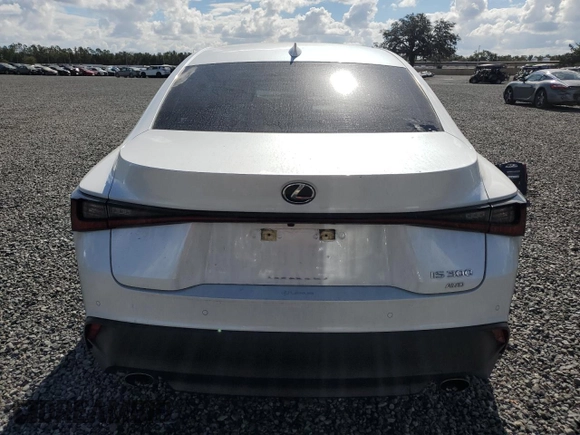 2021 Lexus IS with VIN JTHC81F25M5044796, listed as a Copart auction lot 79816124 with 28,457 mi miles and Salvage Title. Bid and sale history available at carsss.com. Image 6.