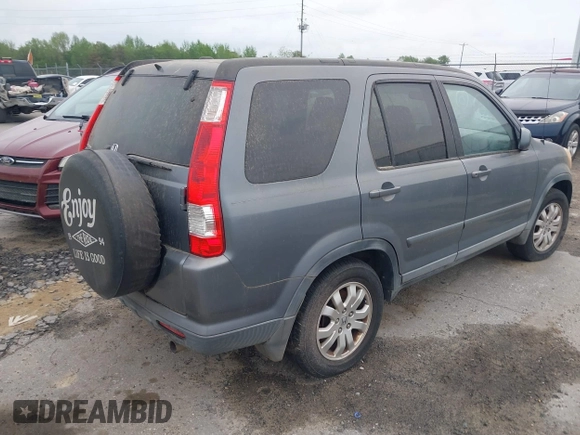 2005 Honda CR-V EX SE with VIN SHSRD78985U301575, listed as a IAAI auction lot 41973175 with 233,508 mi miles. Bid and sale history available at carsss.com. Image 4.