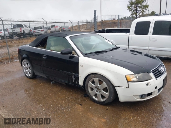 2006 Audi A4 1.8T с VIN WAUAC48H96K005592, выставлен на аукционе IAAI как лот 41287449 с пробегом 122 346 миль миль и . История ставок и продаж доступна на DreamBid. Изображение 1.