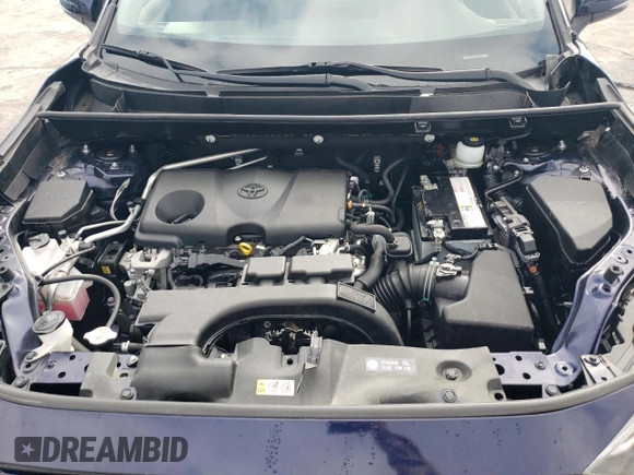 2019 Toyota RAV4 XLE with VIN JTMP1RFV8KD513544, listed as a Copart auction lot 82699354 with 43,562 mi miles and Salvage Title. Bid and sale history available at DreamBid. Image 12.