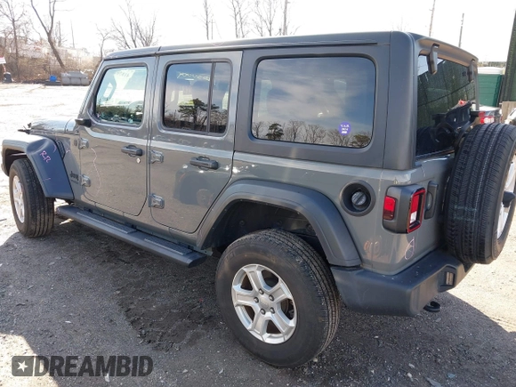 2022 Jeep Wrangler Unlimited Willys with VIN 1C4HJXDN2NW267658, listed as a IAAI auction lot 41858229 with 24,307 mi miles and . Bid and sale history available at DreamBid. Image 3.