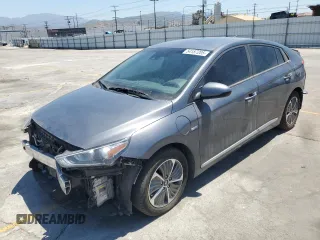 2020 Hyundai Ioniq SE with VIN KMHC65LD4LU207572, listed as a Copart auction lot 54187205 with 136,887 mi miles and Salvage title. Bid and sale history available at DreamBid. Image 1.