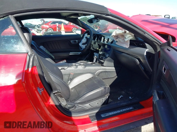 2022 Ford Mustang EcoBoost z VIN 1FATP8UH3N5104005, wystawiony jako IAAI lot #41389346 z przebiegiem 54 979 mil mil oraz . Historia ofert i sprzedaży dostępna na DreamBid. Obrazek 5.