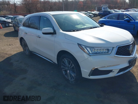 2017 Acura MDX w/Technology Pkg with VIN 5FRYD4H56HB023051, listed as a IAAI auction lot 41893936 with 109,546 mi miles. Bid and sale history available at carsss.com. Image 1.
