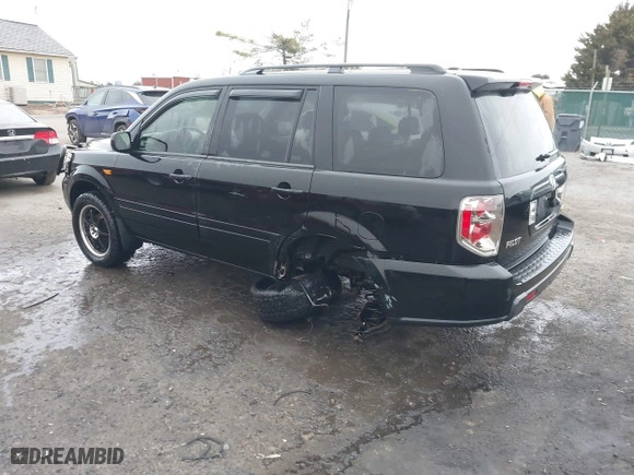 2008 Honda Pilot EX-L with VIN 5FNYF18768B035728, listed as a IAAI auction lot 41492820 with 118,420 mi miles. Bid and sale history available at carsss.com. Image 3.