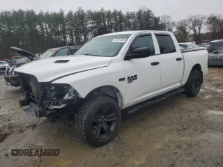 2019 Ram 1500 Tradesman z VIN 1C6RR7KT3KS556489, wystawiony jako Copart lot #51891605 z przebiegiem 122 817 mil mil oraz Szkoda całkowita • Salvage title. Historia ofert i sprzedaży dostępna na DreamBid. Obrazek 1.