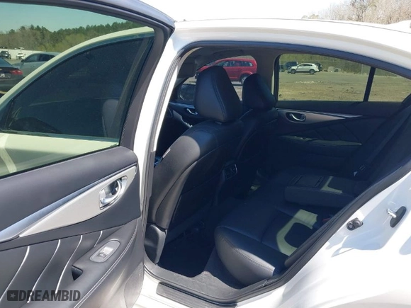 2020 Infiniti Q50 EDITION 30 with VIN JN1EV7AP9LM203755, listed as a IAAI auction lot 41805750 with 85,243 mi miles. Bid and sale history available at carsss.com. Image 8.