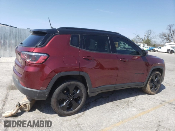 2021 Jeep Compass Altitude z VIN 3C4NJDBB6MT504313, wystawiony jako Copart lot #52232705 z przebiegiem 66 410 mil mil oraz Szkoda całkowita • Salvage title. Historia ofert i sprzedaży dostępna na DreamBid. Obrazek 3.