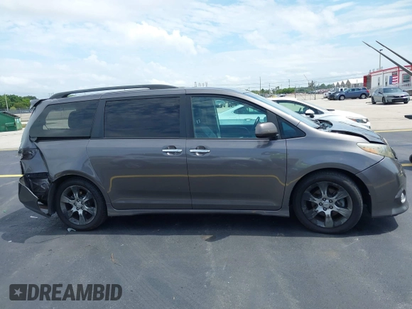 2015 Toyota Sienna SE with VIN 5TDXK3DC2FS552698, listed as a IAAI auction lot 42253119 with 110,710 mi miles and . Bid and sale history available at DreamBid. Image 13.
