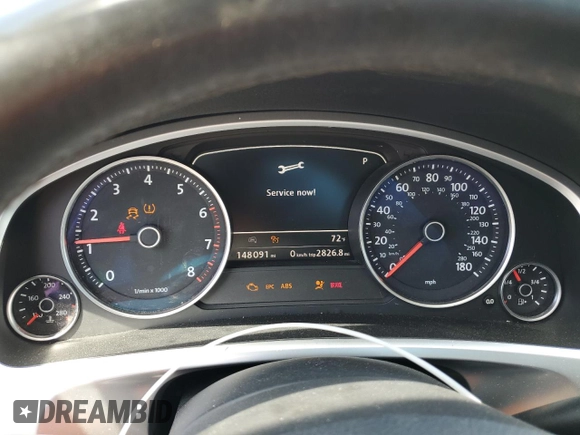 2016 Volkswagen Touareg Sport with VIN WVGEF9BPXGD010830, listed as a Copart auction lot 58663734 with 148,091 mi miles and Salvage Title. Bid and sale history available at DreamBid. Image 9.