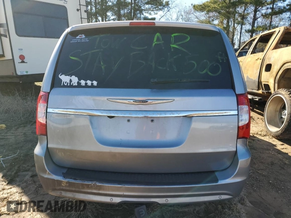 2016 Chrysler Town & Country S with VIN 2C4RC1HG7GR138236, listed as a Copart auction lot 46310005 with 0 mi miles and Salvage Title. Bid and sale history available at carsss.com. Image 6.