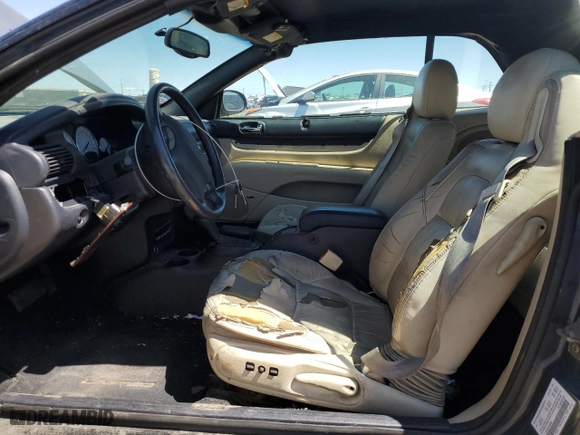 2001 Chrysler Sebring Limited with VIN 1C3EL65U31N638098, listed as a Copart auction lot 60268024 with 112,269 mi miles and Clean Title. Bid and sale history available at carsss.com. Image 7.