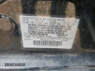 2016 Nissan Versa SV with VIN 3N1CN7AP6GL892788, listed as a Copart auction lot 51247085 with 79,674 mi miles and Salvage Title. Bid and sale history available at DreamBid. Image 13.