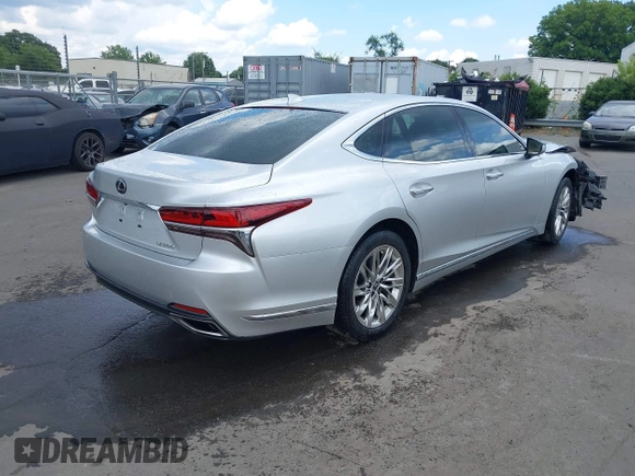 2019 Lexus LS 500 z VIN JTHB51FF3K5009078, wystawiony jako IAAI lot #42751612 z przebiegiem 47 527 mil mil oraz . Historia ofert i sprzedaży dostępna na DreamBid. Obrazek 4.