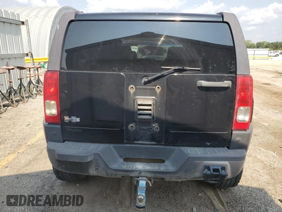 2006 Hummer H3 with VIN 5GTDN136468183723, listed as a Copart auction lot 64780784 with 179,434 mi miles and Salvage Title. Bid and sale history available at carsss.com. Image 6.