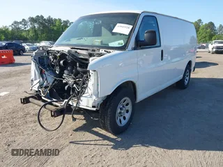 2014 Chevrolet Express Cargo Van with VIN 1GCSGAFX2E1151373, listed as a IAAI auction lot 42045528 with 123,718 mi miles. Bid and sale history available at carsss.com. Image 17.