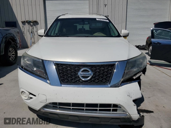 2014 Nissan Pathfinder Platinum z VIN 5N1AR2MN0EC727829, wystawiony jako Copart lot #55010735 z przebiegiem 173 398 mil mil oraz Szkoda całkowita • Salvage title. Historia ofert i sprzedaży dostępna na DreamBid. Obrazek 5.