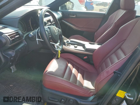 2019 Lexus IS 300 with VIN JTHC81D25K5035421, listed as a Copart auction lot 59076775 with 45,431 mi miles and Salvage title. Bid and sale history available at DreamBid. Image 7.