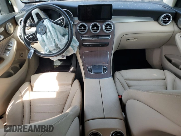 2021 Mercedes-Benz GLC 300 with VIN W1N0G8EB5MF977215, listed as a Copart auction lot 56537625 with Not provided miles and Salvage title. Bid and sale history available at DreamBid. Image 8.