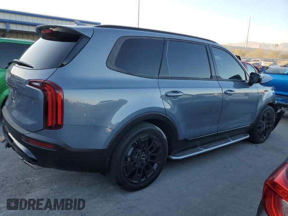 2022 Kia Telluride SX with VIN 5XYP5DHC9NG284252, listed as a Copart auction lot 42738915 with 31,055 mi miles and Salvage Title. Bid and sale history available at DreamBid. Image 3.