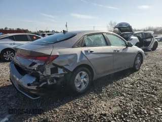 2024 Hyundai Elantra SE with VIN KMHLL4DGXRU799287, listed as a Copart auction lot 47866005 with 5,182 mi miles and Salvage Title. Bid and sale history available at DreamBid. Image 3.