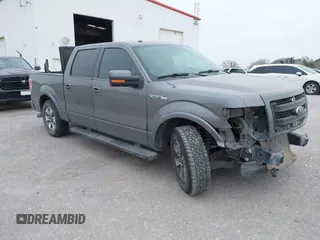 2013 Ford F-150 XL with VIN 1FTFW1CF3DFB20375, listed as a IAAI auction lot 41618480 with 130,192 mi miles. Bid and sale history available at carsss.com. Image 1.