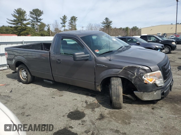 2010 Ford F-150 XL with VIN 1FTMF1C80AKB32382, listed as a Copart auction lot 49377225 with 174,520 mi miles and Salvage Title. Bid and sale history available at carsss.com. Image 4.