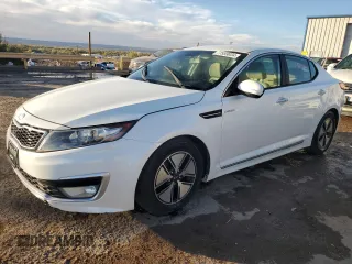 2013 Kia Optima Hybrid LX with VIN KNAGM4AD1D5040492, listed as a Copart auction lot 77559034 with Not Provided miles and Salvage Title. Bid and sale history available at carsss.com. Image 1.