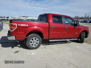 2014 Ford F-150 XL with VIN 1FTFW1ET9EFB85705, listed as a Copart auction lot 46814355 with 159,984 mi miles and Salvage Title. Bid and sale history available at carsss.com. Image 3.