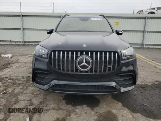 2021 Mercedes-Benz GLS with VIN 4JGFF8KE3MA463875, listed as a Copart auction lot 81672014 with 14,798 mi miles and Salvage Title. Bid and sale history available at carsss.com. Image 5.
