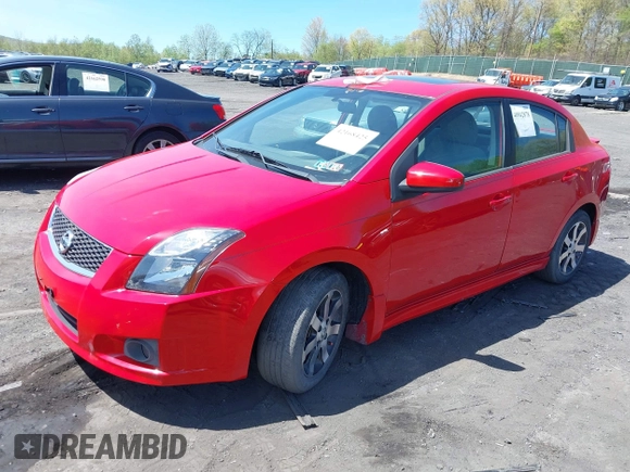 2012 Nissan Sentra SR with VIN 3N1AB6AP2CL677719, listed as a IAAI auction lot 42168425 with 89,132 mi miles and . Bid and sale history available at DreamBid. Image 2.