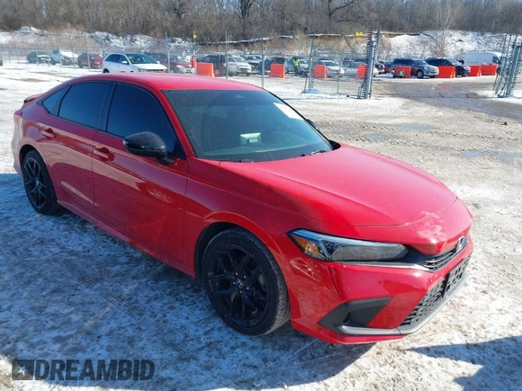 2024 Honda Civic Sport z VIN 2HGFE2F59RH554562, wystawiony jako IAAI lot #41647258 z przebiegiem 12 798 mil mil oraz . Historia ofert i sprzedaży dostępna na DreamBid. Obrazek 1.