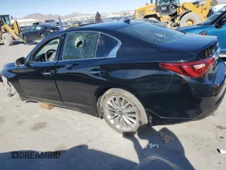 2022 Infiniti Q50 LUXE with VIN JN1EV7BPXNM310721, listed as a Copart auction lot 49985115 with Not Provided miles and Non Repairable. Bid and sale history available at carsss.com. Image 2.