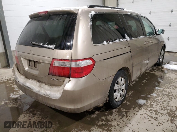 2005 Honda Odyssey EX with VIN 5FNRL38445B501098, listed as a Copart auction lot 82138664 with 236,731 mi miles and Clean Title. Bid and sale history available at carsss.com. Image 3.