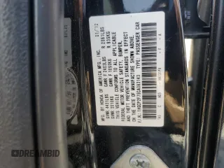 2012 Honda Accord EX with VIN 1HGCP2F75CA083143, listed as a Copart auction lot 53894895 with 167,207 mi miles and Salvage title. Bid and sale history available at DreamBid. Image 13.