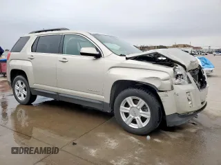 2015 GMC Terrain SLE with VIN 2GKALREK3F6346350, listed as a Copart auction lot 46514425 with 129,494 mi miles and Salvage Title. Bid and sale history available at DreamBid. Image 4.