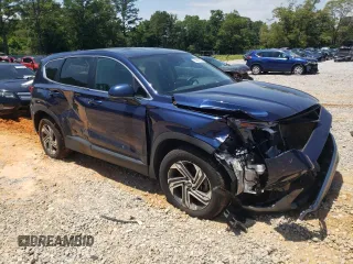 2021 Hyundai Santa Fe SE with VIN 5NMS14AJ9MH328494, listed as a Copart auction lot 56697595 with 91,158 mi miles and Salvage title. Bid and sale history available at DreamBid. Image 4.