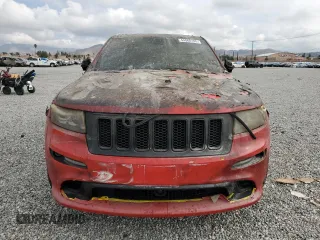 2012 Jeep Grand Cherokee SRT8 with VIN 1C4RJFDJ7CC217641, listed as a Copart auction lot 44060105 with 108,858 mi miles and Salvage Title. Bid and sale history available at carsss.com. Image 5.