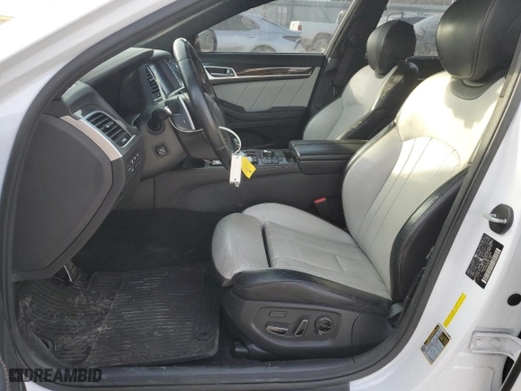 2018 Genesis G80 3.3T Sport with VIN KMHGN4JB1JU233446, listed as a Copart auction lot 44555625 with 89,291 mi miles and Salvage Title. Bid and sale history available at carsss.com. Image 7.