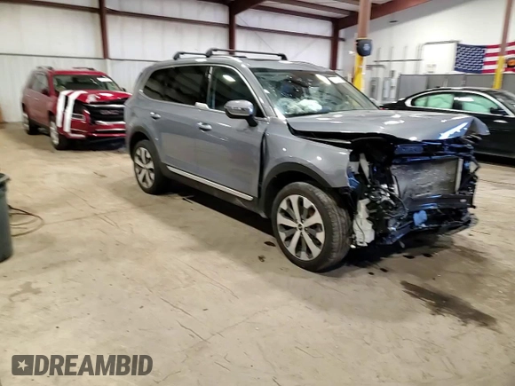 2022 Kia Telluride S with VIN 5XYP6DHCXNG249121, listed as a Copart auction lot 87368404 with 37,642 mi miles and Salvage Title. Bid and sale history available at DreamBid. Image 15.