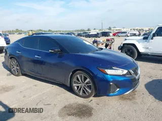 2020 Nissan Maxima SV with VIN 1N4AA6CV4LC365835, listed as a IAAI auction lot 41761294 with 126,854 mi miles. Bid and sale history available at carsss.com. Image 1.