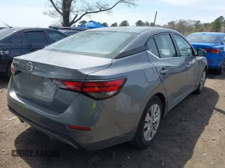 2020 Nissan Sentra S with VIN 3N1AB8BV2LY222901, listed as a IAAI auction lot 42122487 with 64,551 mi miles. Bid and sale history available at carsss.com. Image 4.